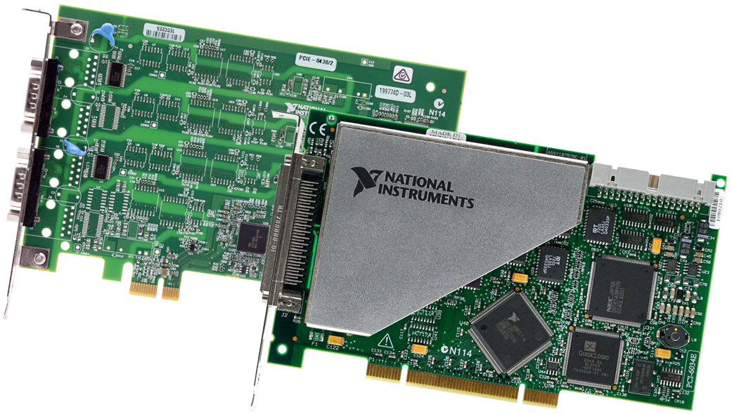 NI PCI-6034E & NI PCIe-8430-2
