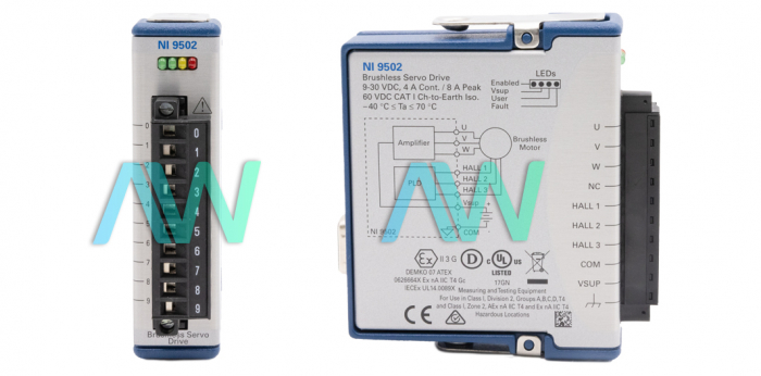 781282-01 NI-9502 Brushless Servo Drive Module | Apex Waves | Image