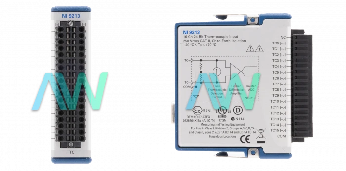 NI-9213 National Instruments Thermocouple Input Module  | Apex Waves | Image