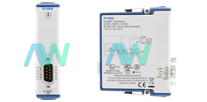 NI-9866 National Instruments LIN Interface Module | Apex Waves | Image